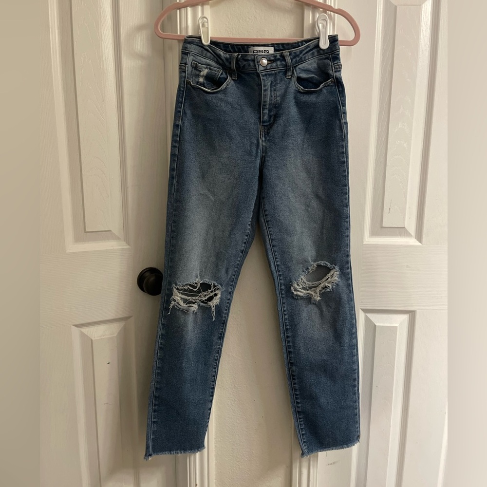 RSQ Blue Distressed Women Jeans